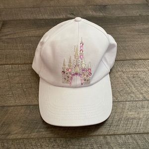 Brand New White Disney Cap with Princess Tower Design